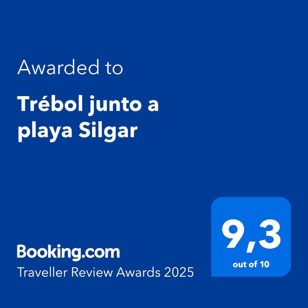 Trebol Junto A Playa Silgar Lejlighed Sanxenxo Eksteriør billede